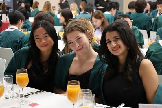 Students at a High Table Dinner